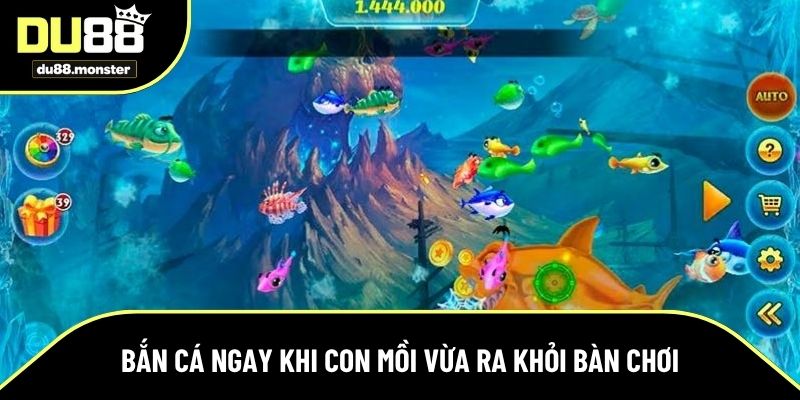 Bạn nên bắn ngay khi con mồi bắt đầu xuất hiện